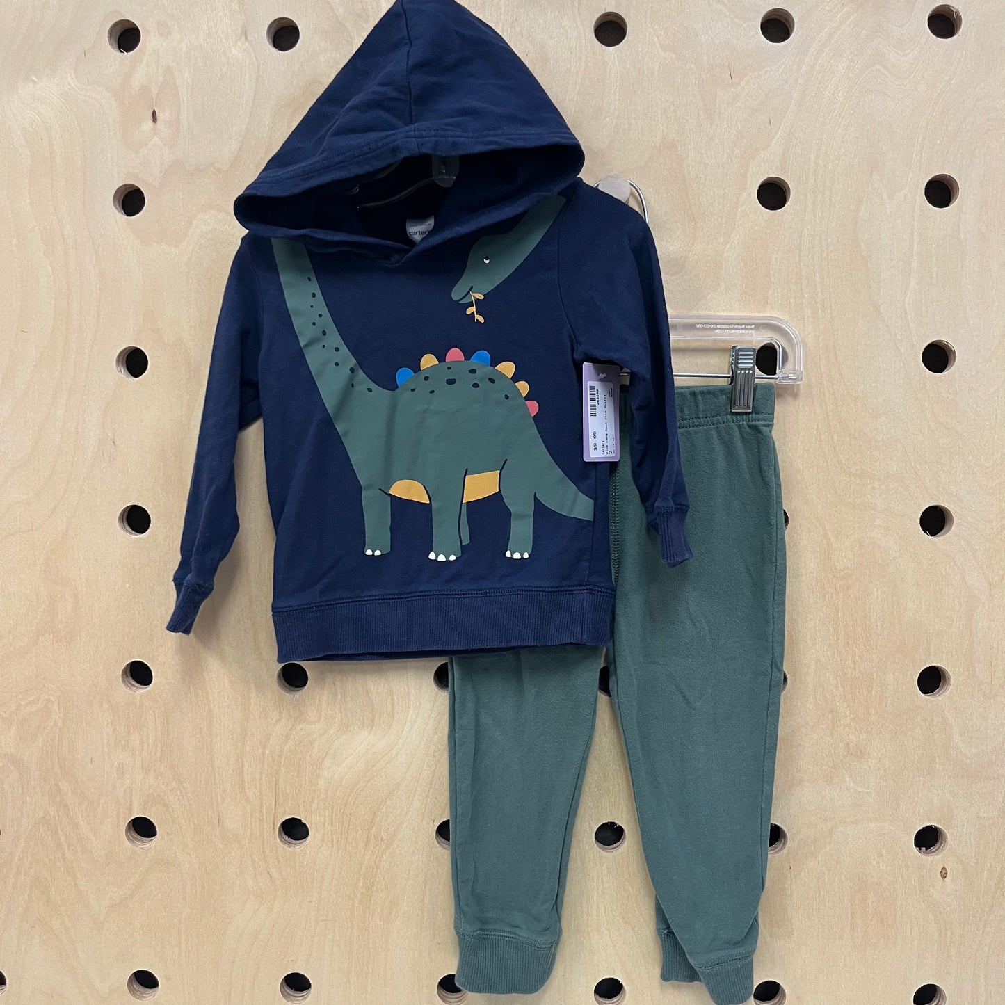Blue Long Neck Dino Outfit
