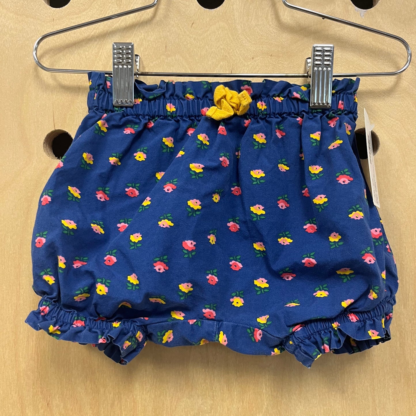 Blue Floral Bubble Shorts