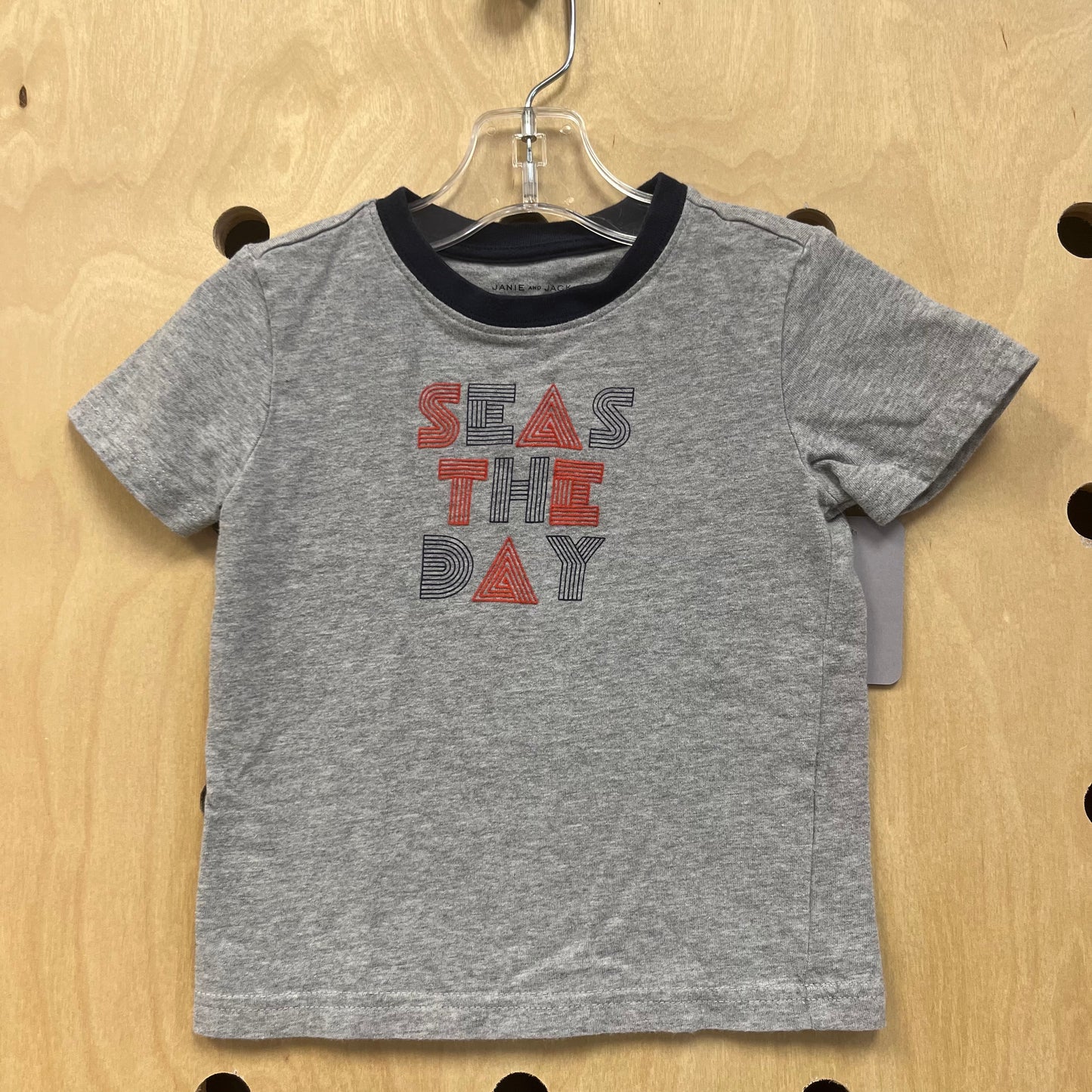 Grey 'Seas the Day' Tee