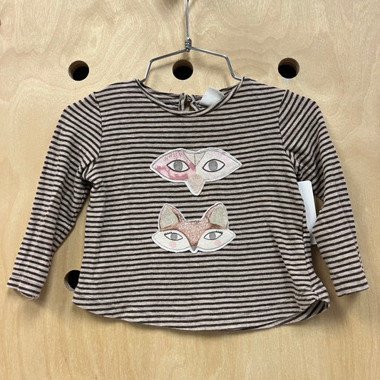 Brown Striped Fox Top