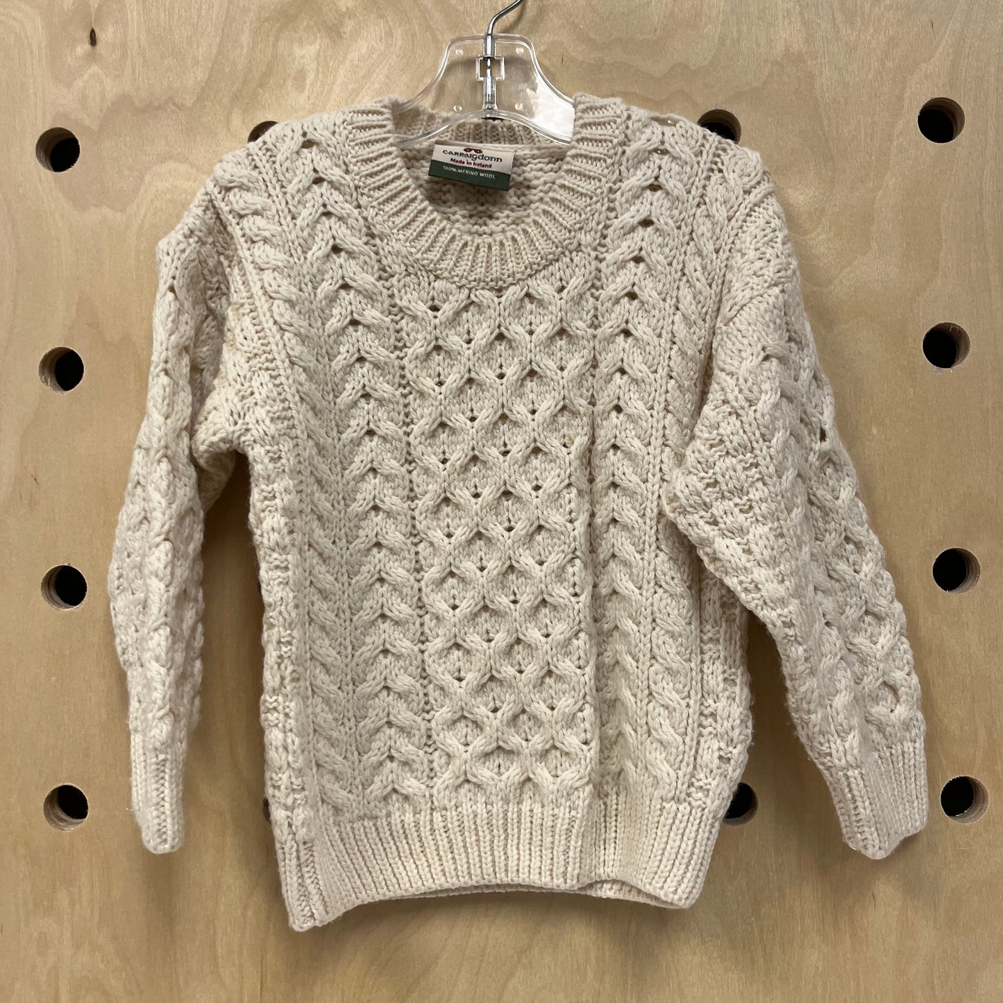 Cream Merino Wool Sweater