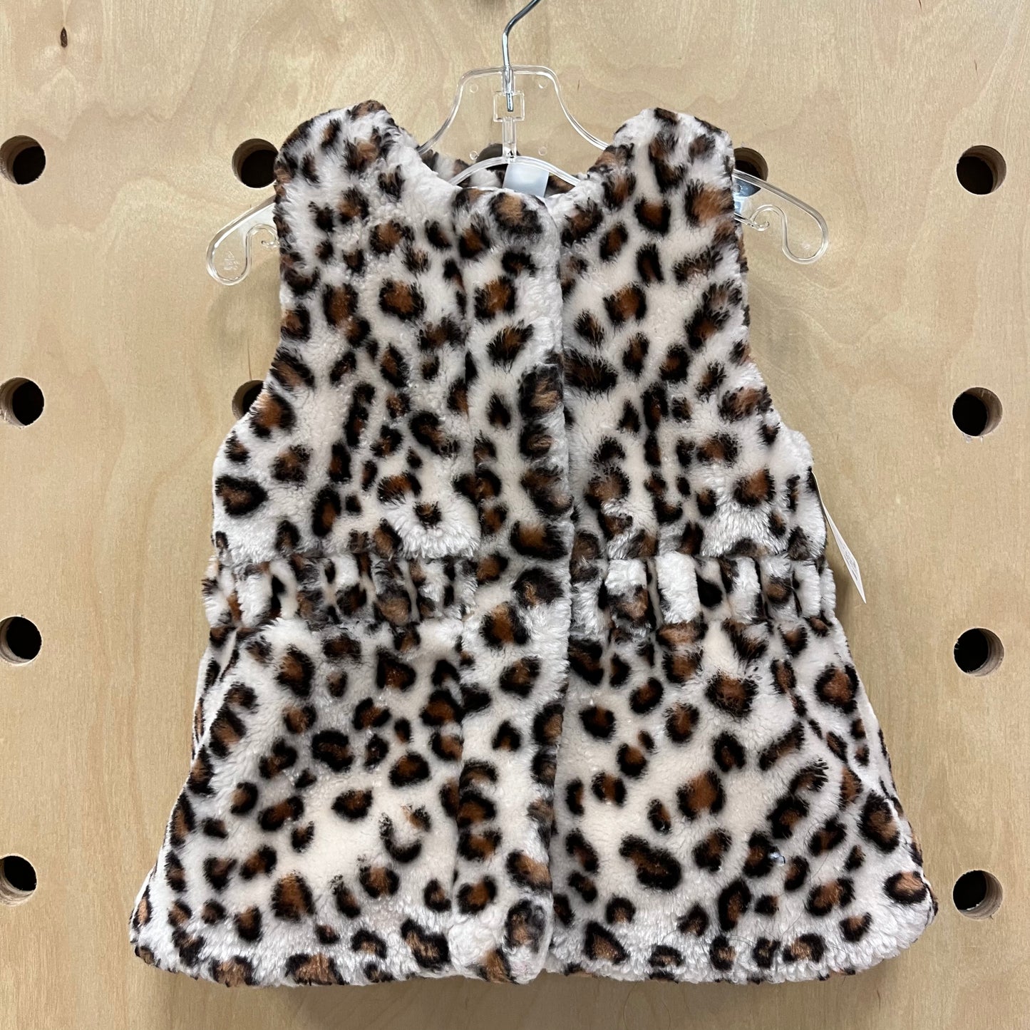 Leopard Fuzzy Vest