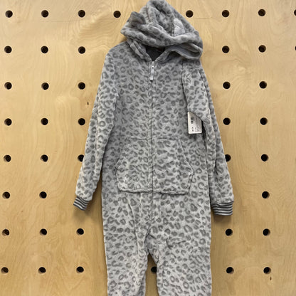 Fleece Leopard Pajamas