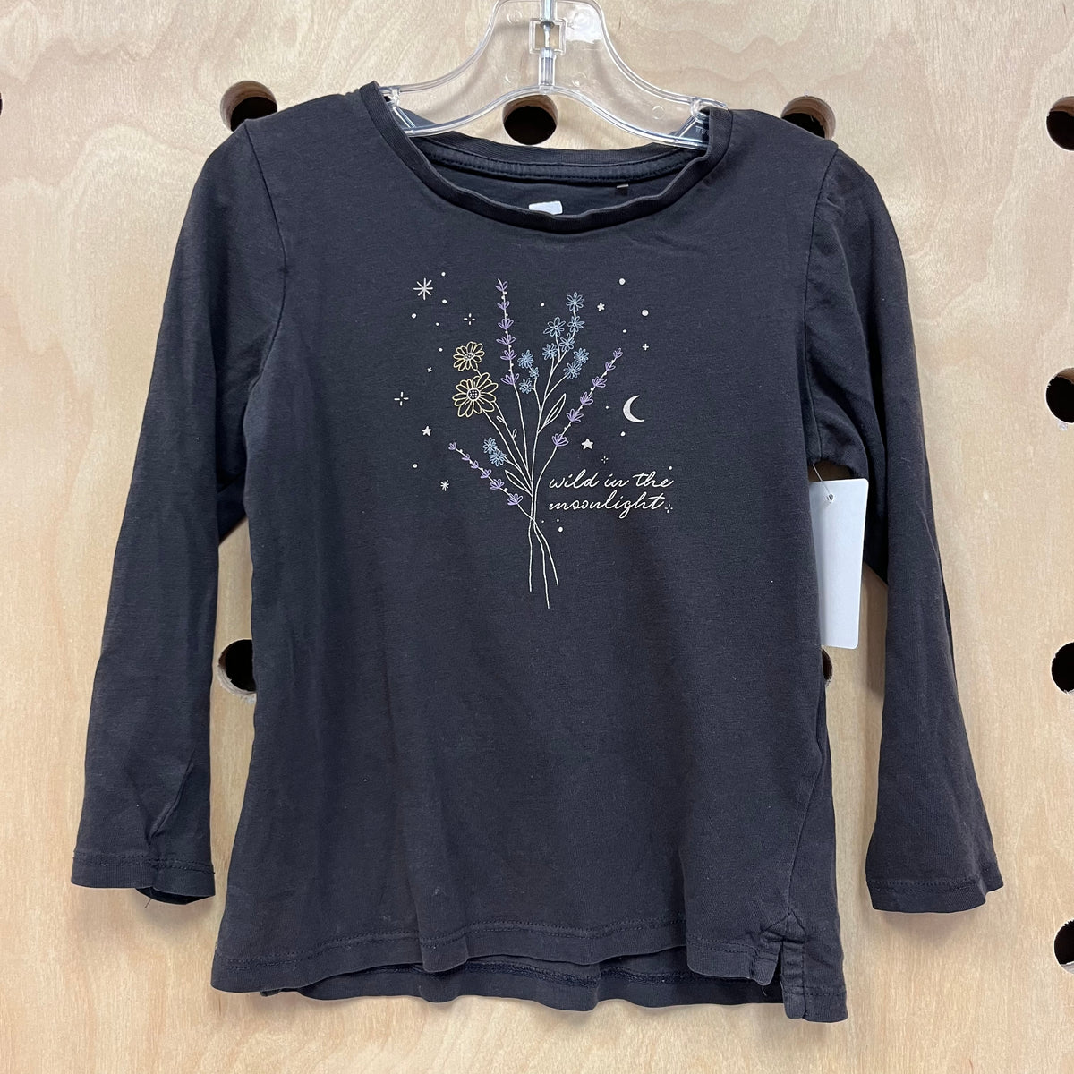 Grey Wild in the Moonlight LS Tee