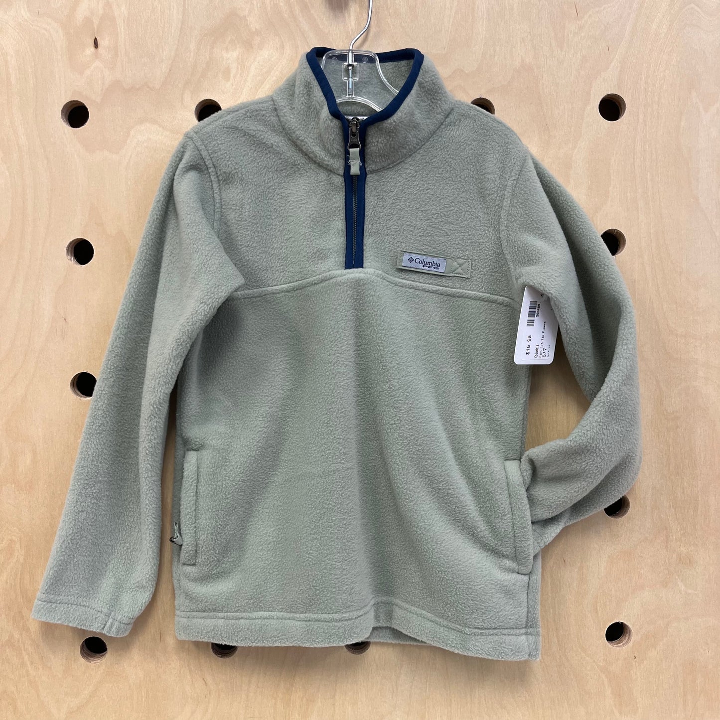 Mint 1/4 Zip Fleece
