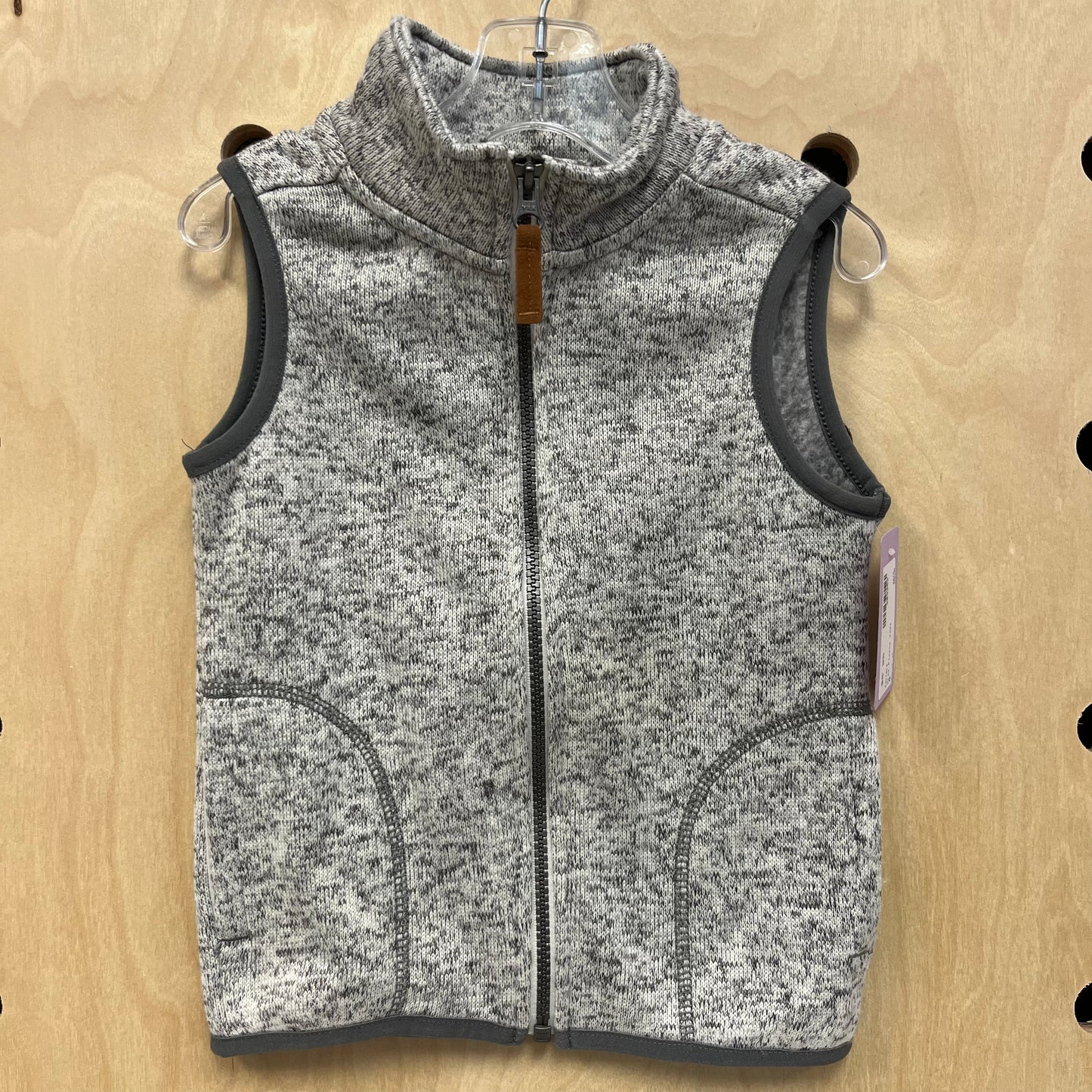 Grey Fleece Vest