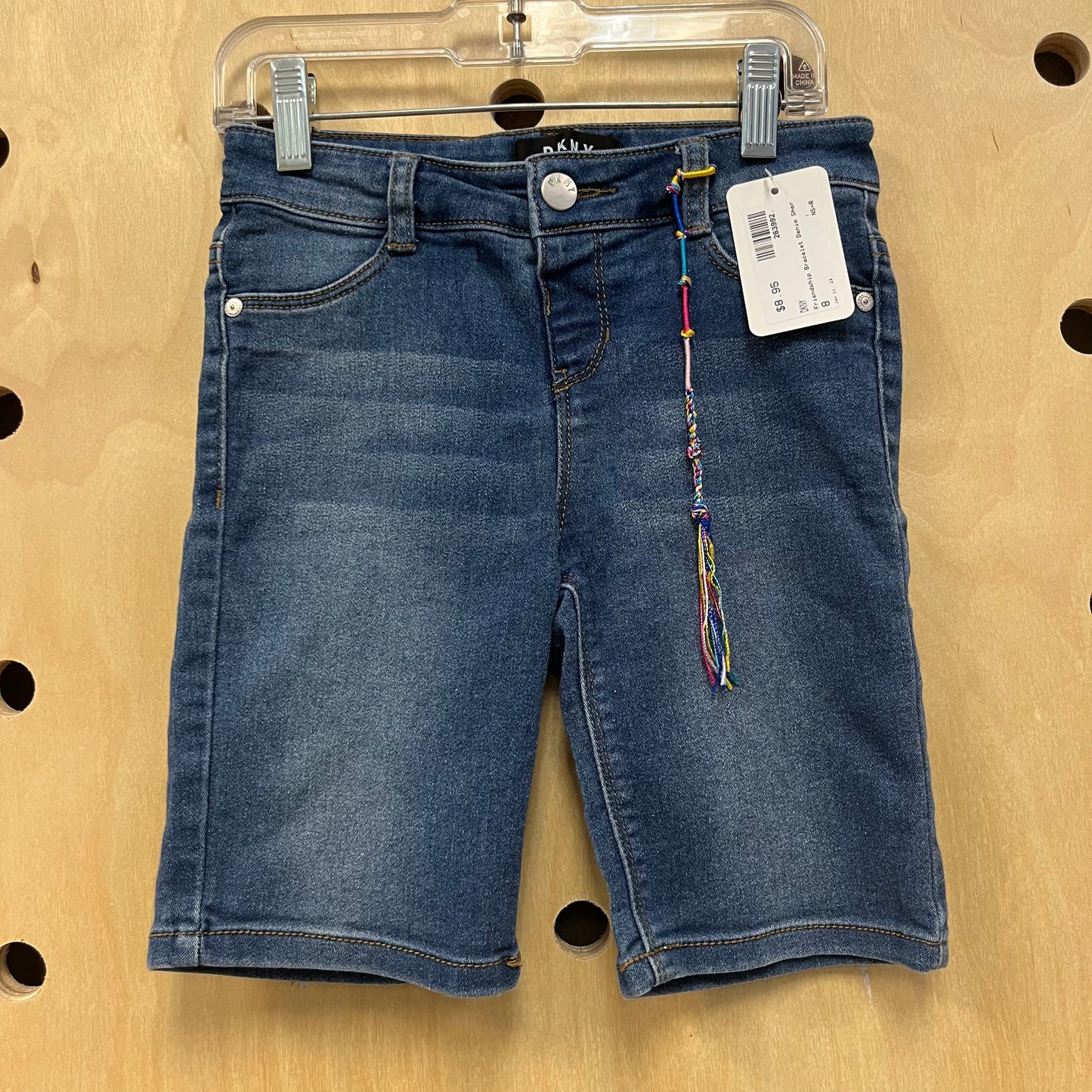 Friendship Bracelet Denim Shorts