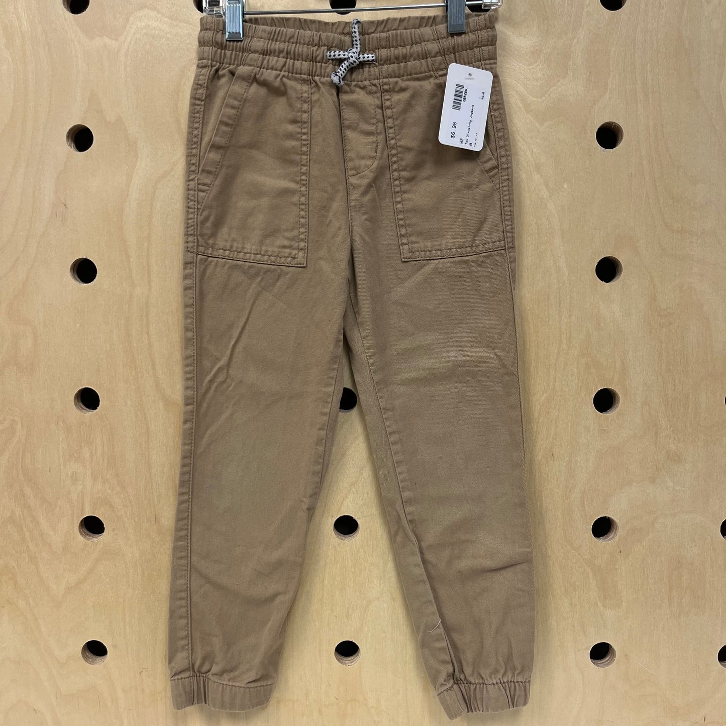 Tan Drawstrng Joggers