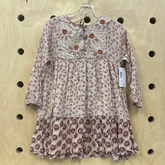 Soft Pink Floral Dress