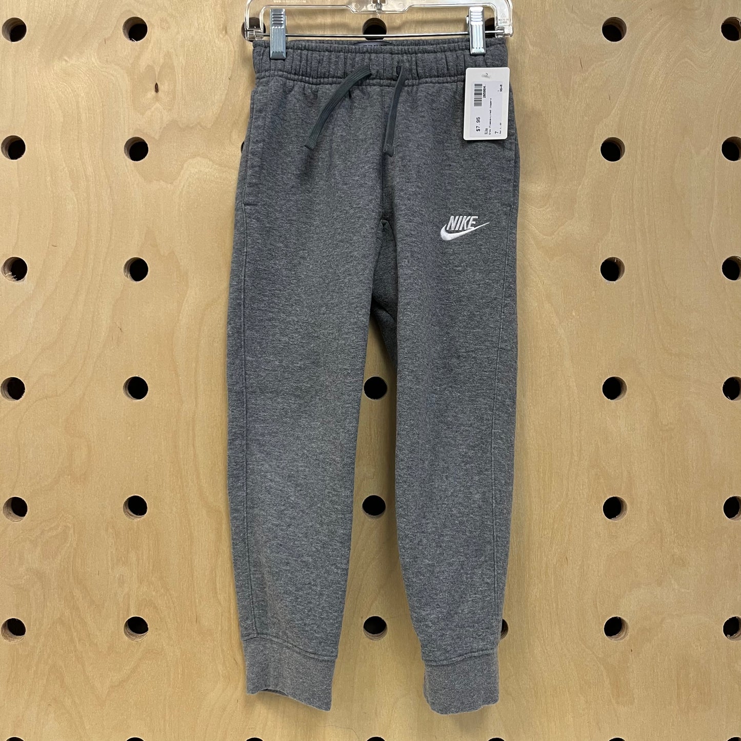 Grey Fleece-Lined Joggers