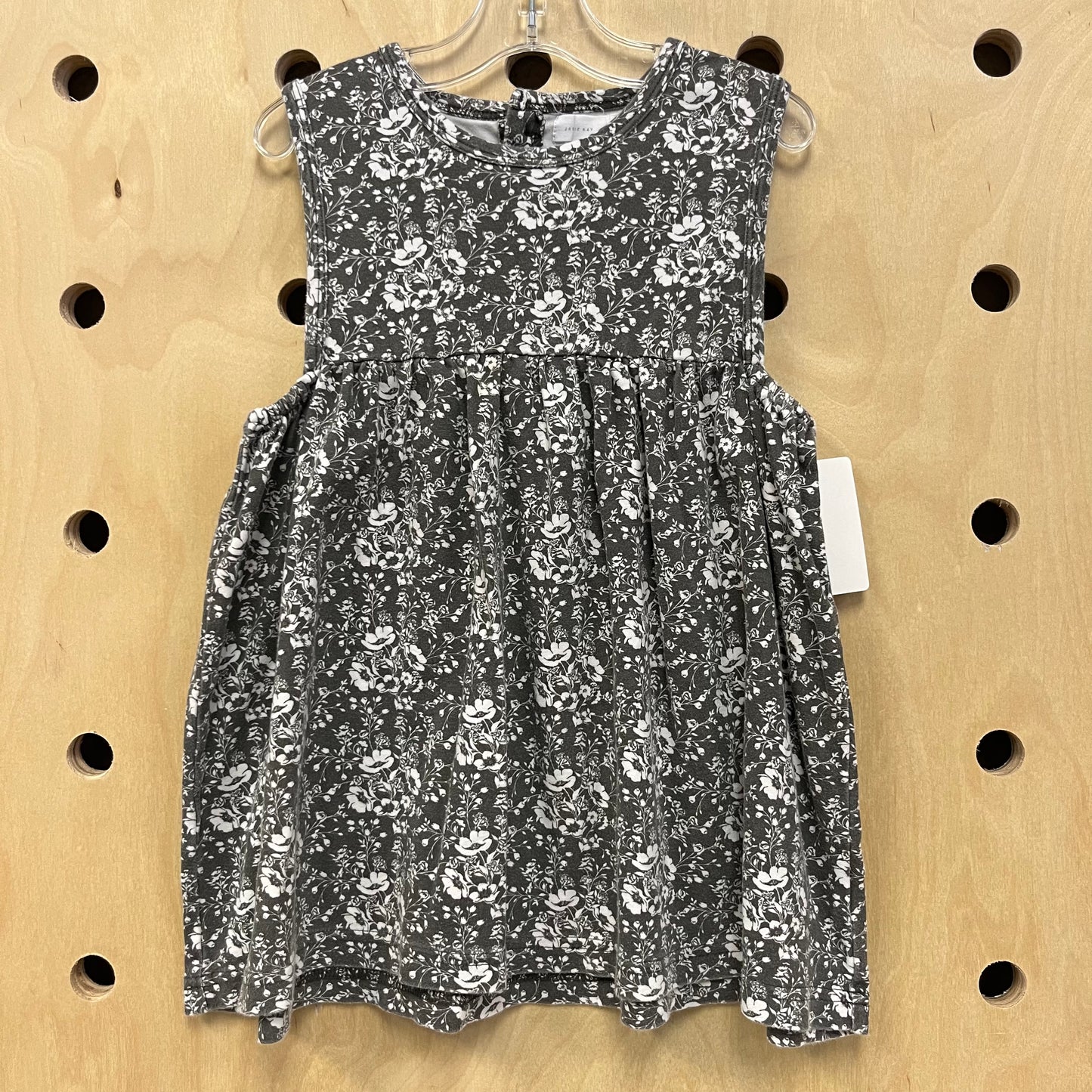 Grey Floral Tunic Tank