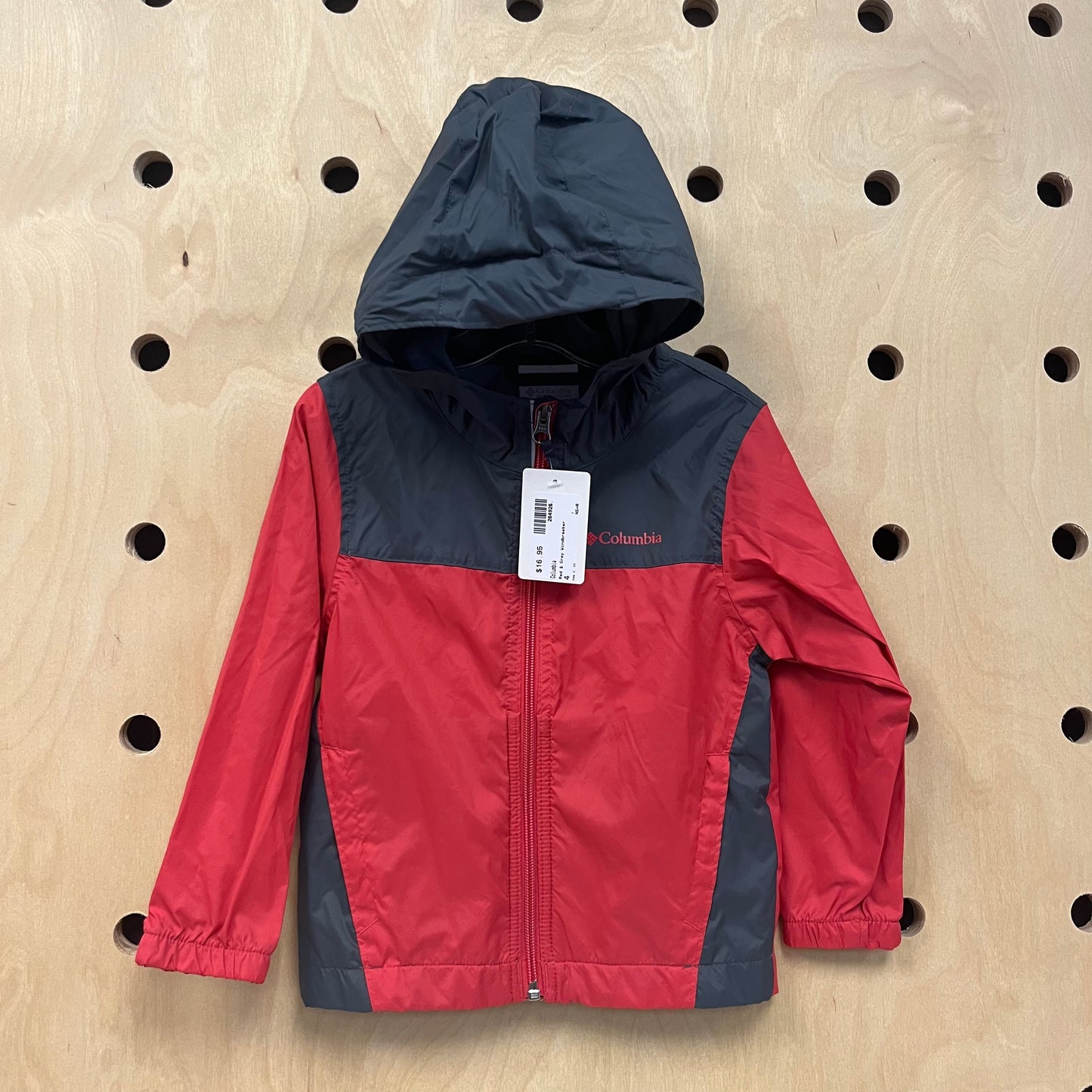 Red & Grey Windbreaker