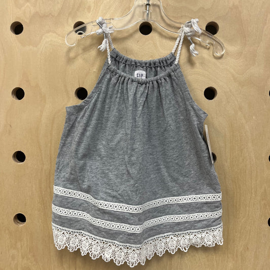 Cream Lace Detail Top