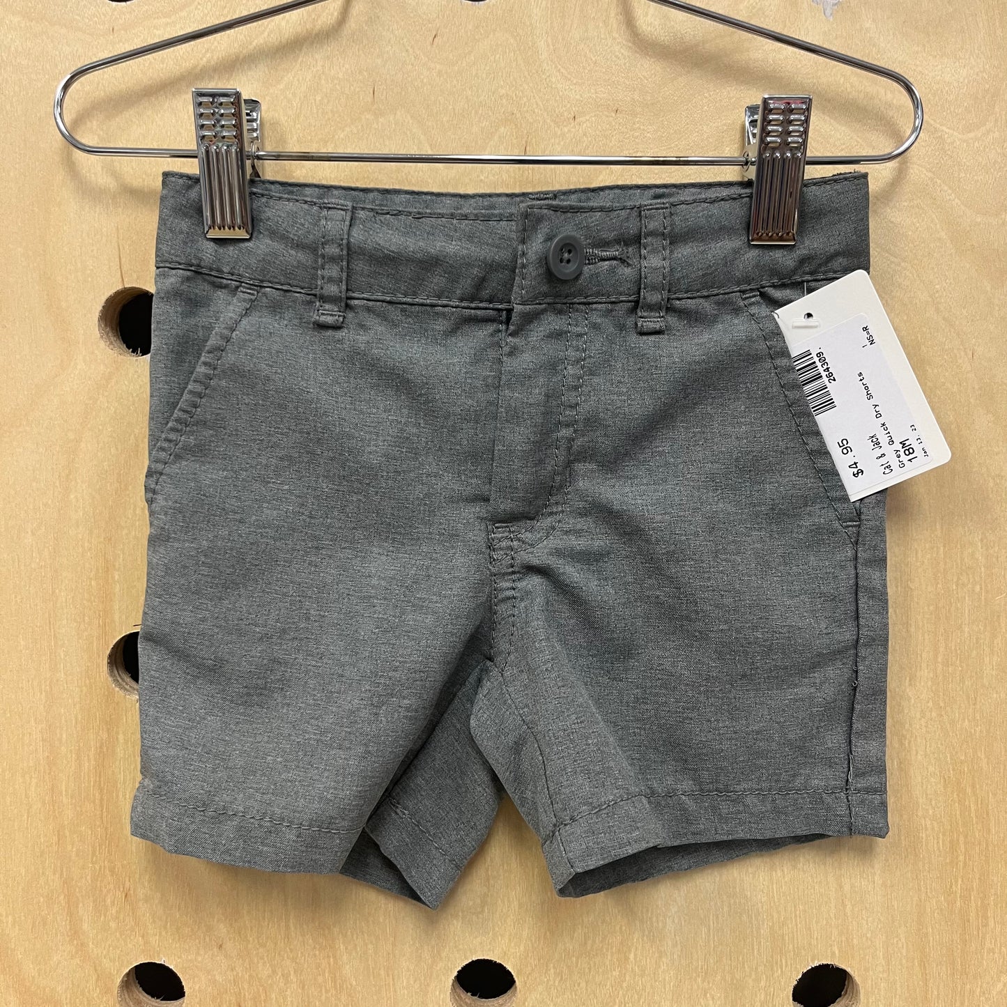 Grey Quick Dry Shorts