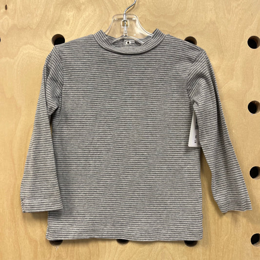 Grey Striped Long Sleeve