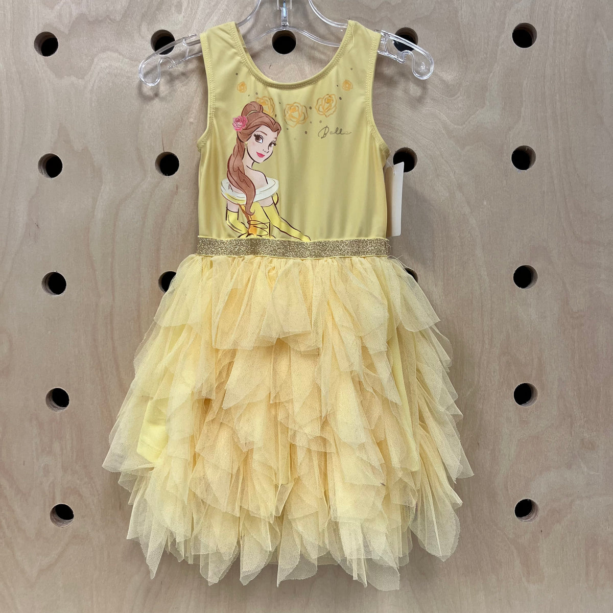 Yellow Tulle Belle Dress