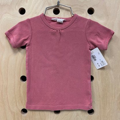 Pink Eyelet Top