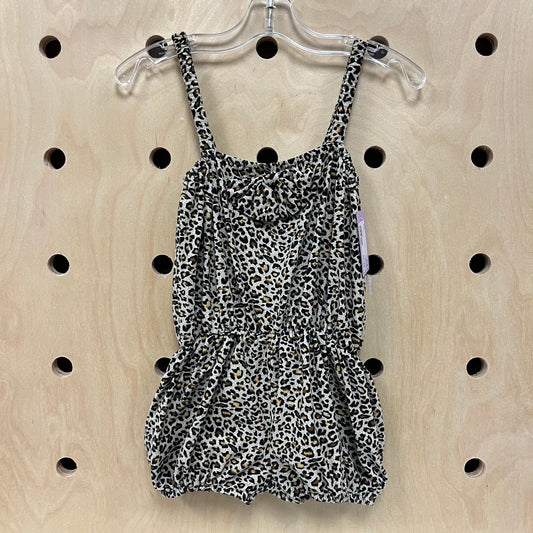 Animal Print Bubble Romper