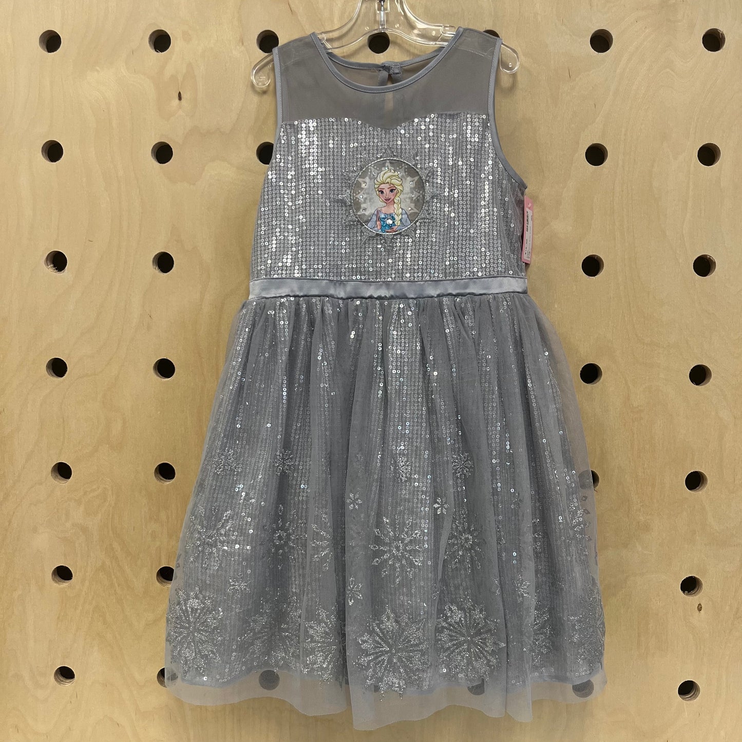 Grey Tulle Elsa Dress