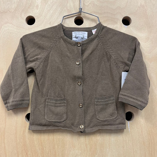 Brown Knit Cardigan