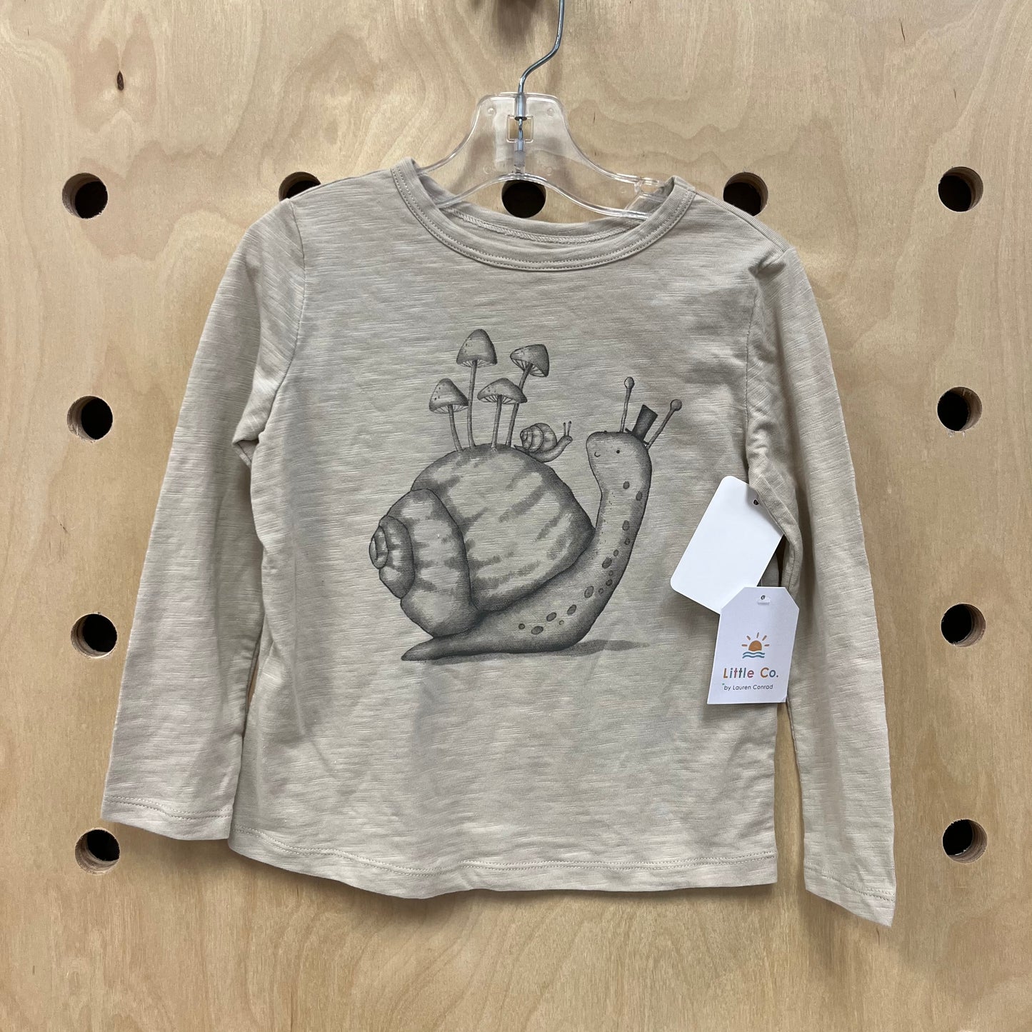 Taupe Snail LS Tee NEW!