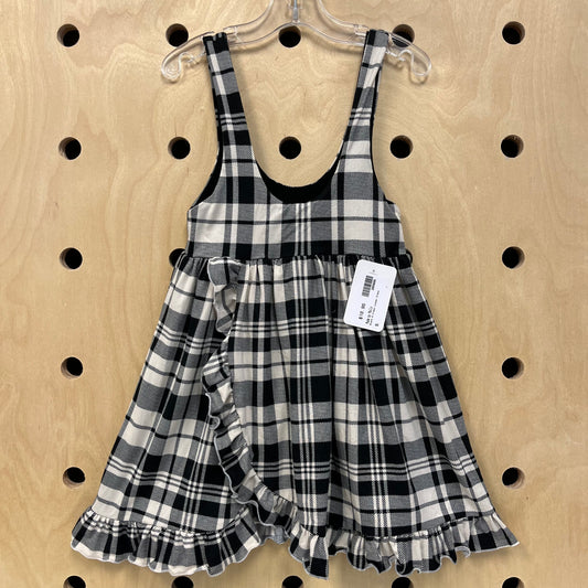 Black & Cream Jumper Dress