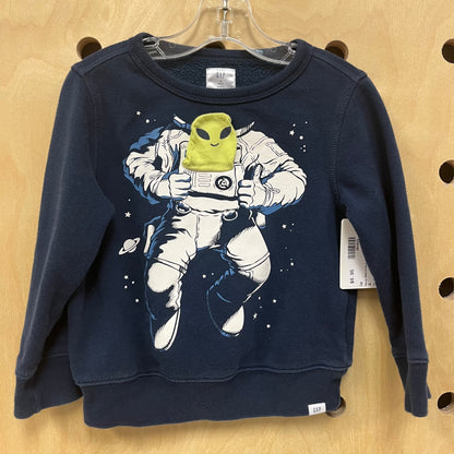 Navy Astronaut Pullover