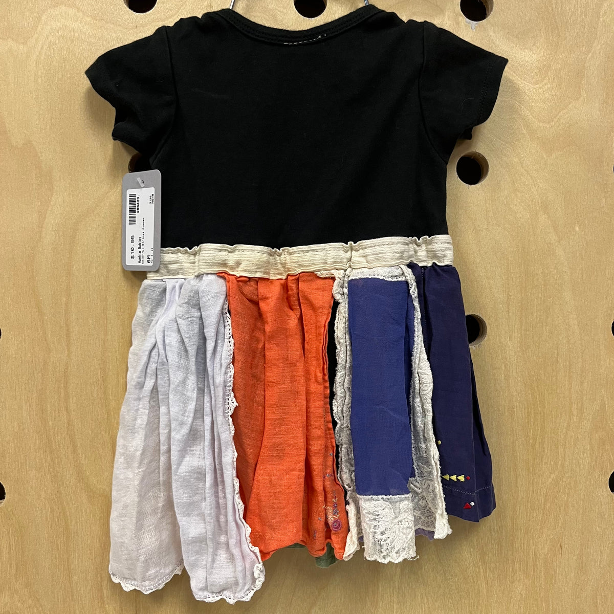 Colorful Fabric Strip Romper