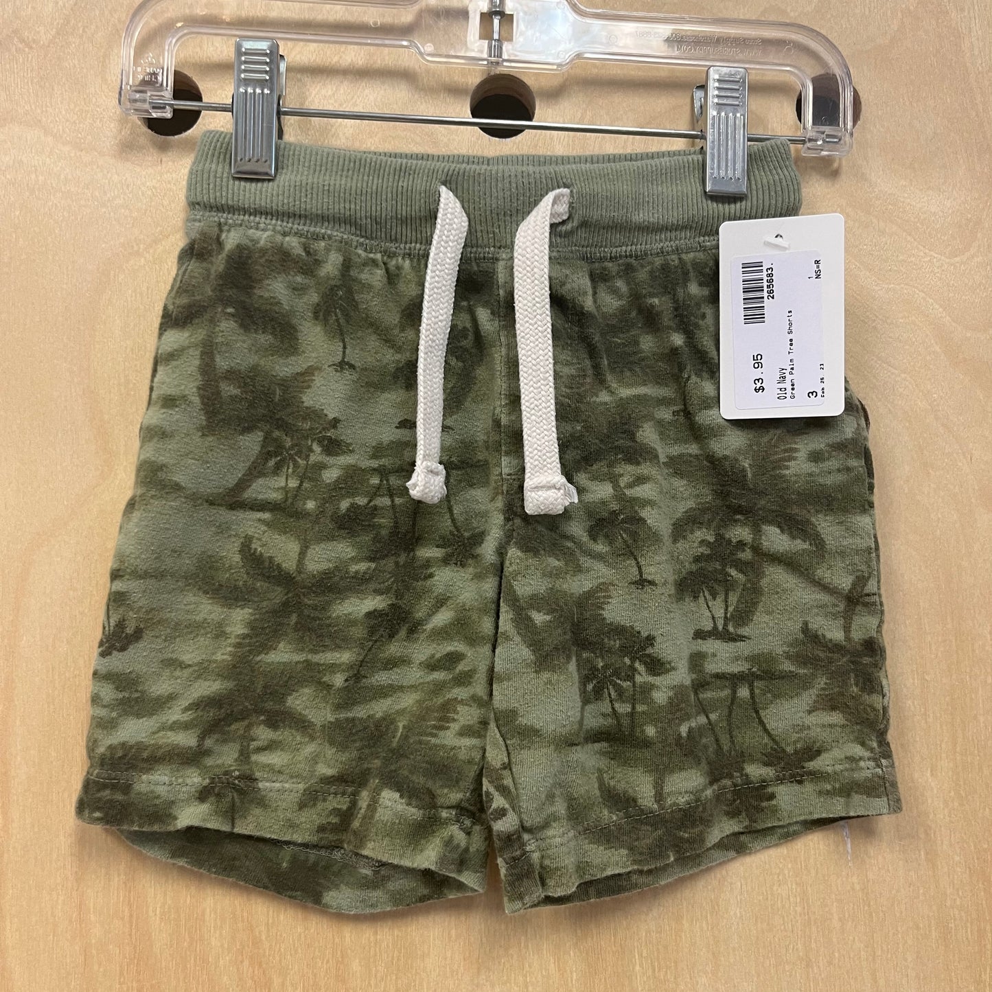 Green Palm Tree Shorts