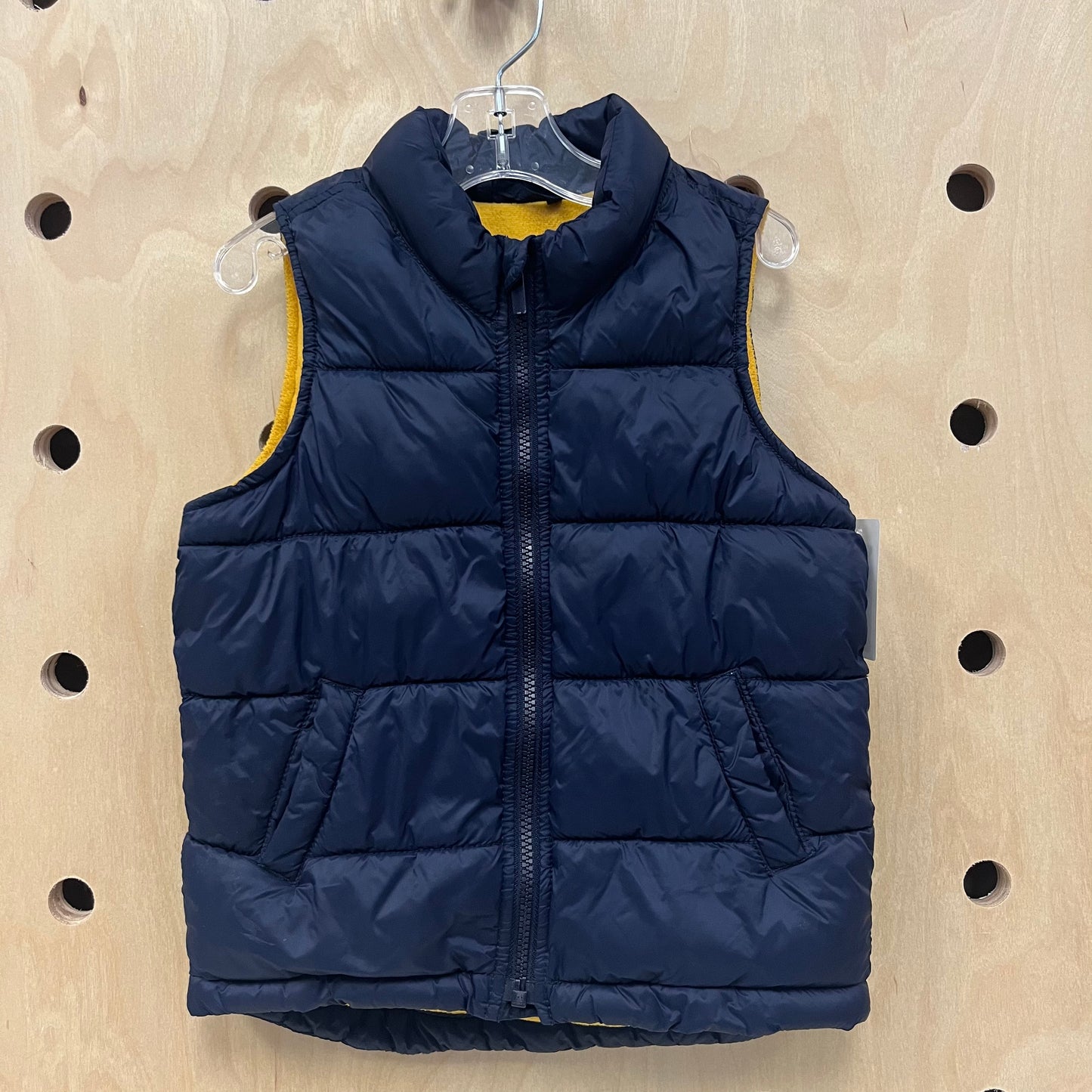 Blue & Yellow Puffer Vest