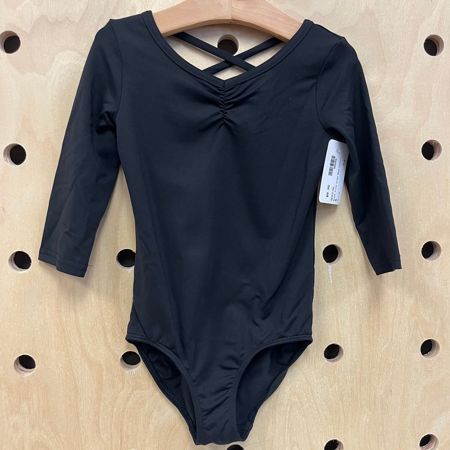Black Criss Cross Back Leotard