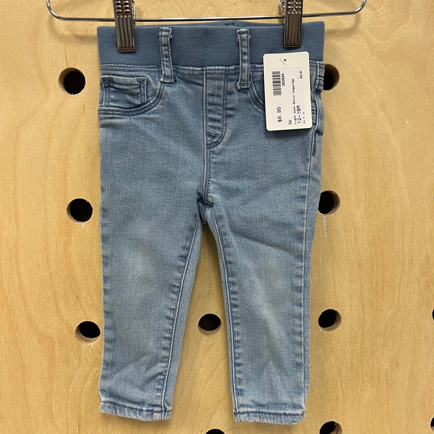 Light Wash Denim Jeggings
