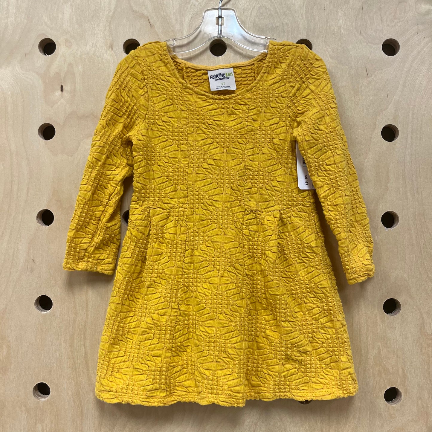 Marigold Textured Dress