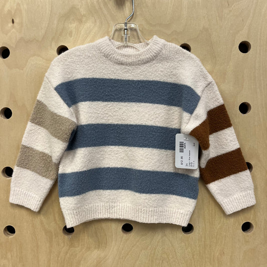 Cream + Blue Sweater
