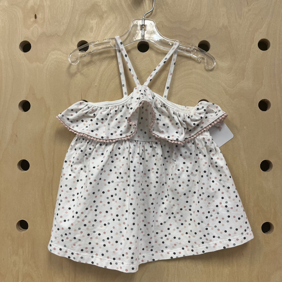 White Polka Dot Tank