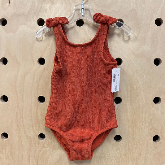 Terracotta Terry Swimsuit