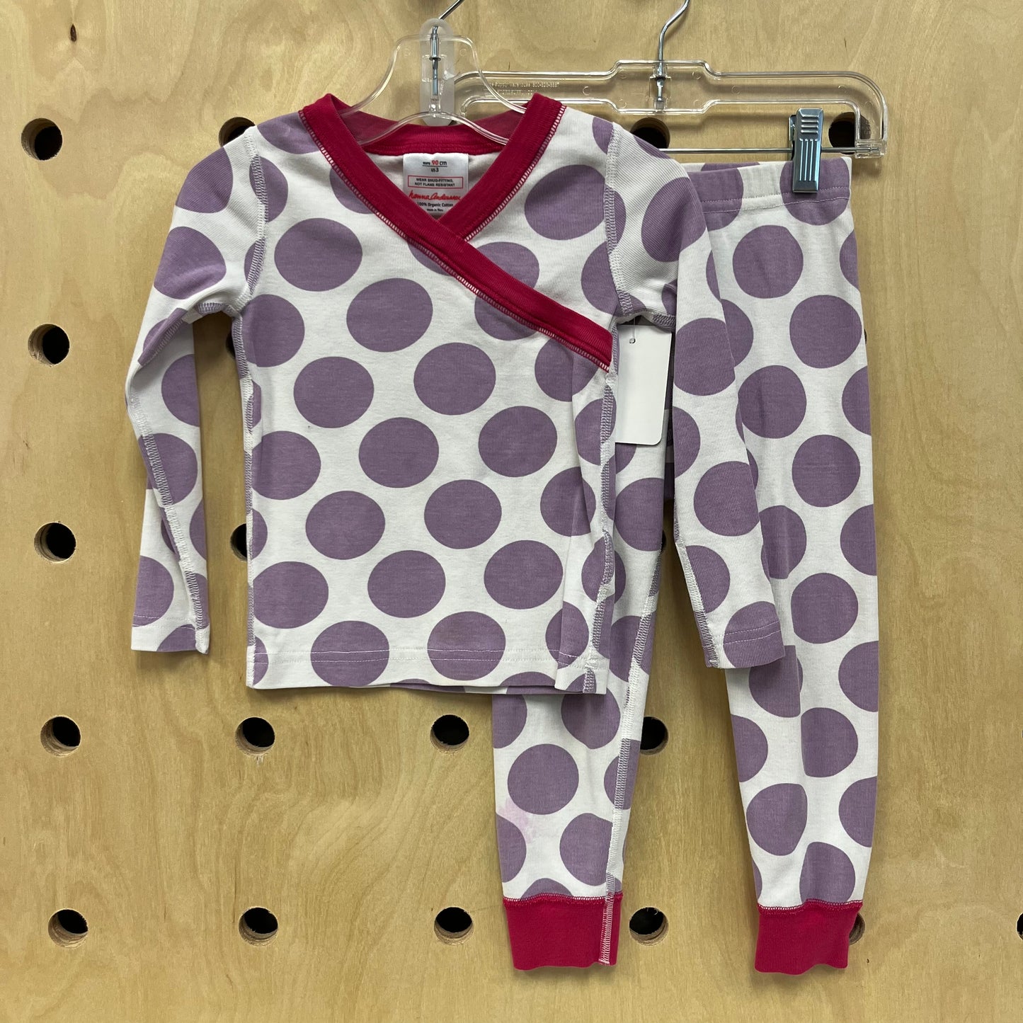 Purple Polka Dot Pajamas