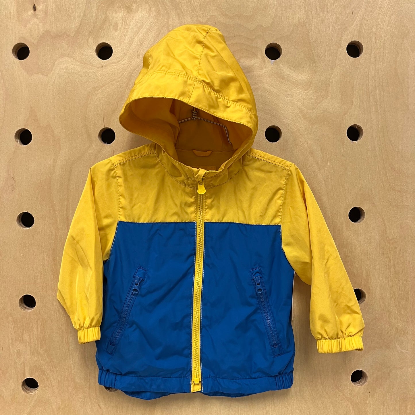 Yellow + Blue Rain Jacket