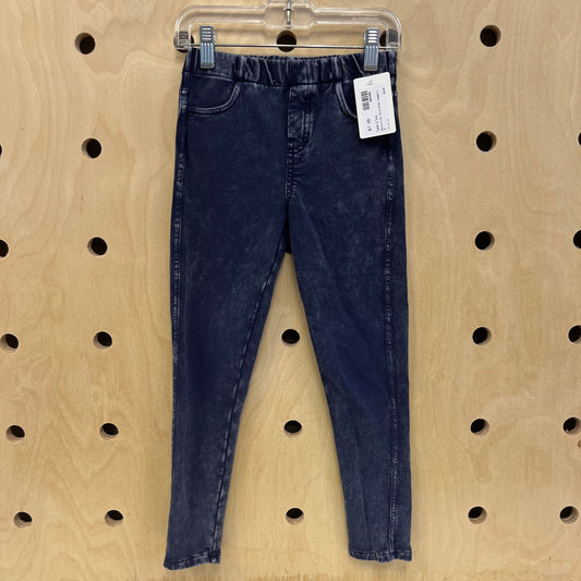 Denim-Like Acid Wash Joggers