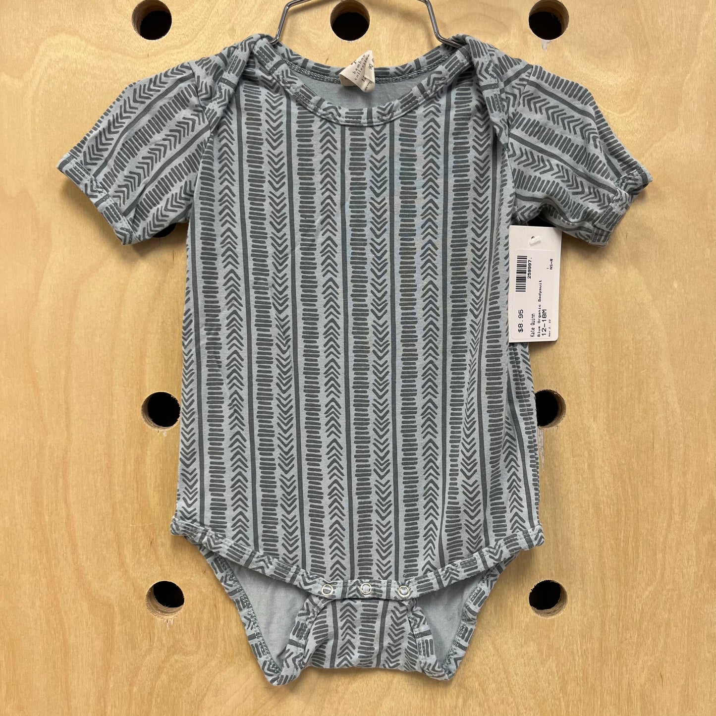 Blue Organic Bodysuit