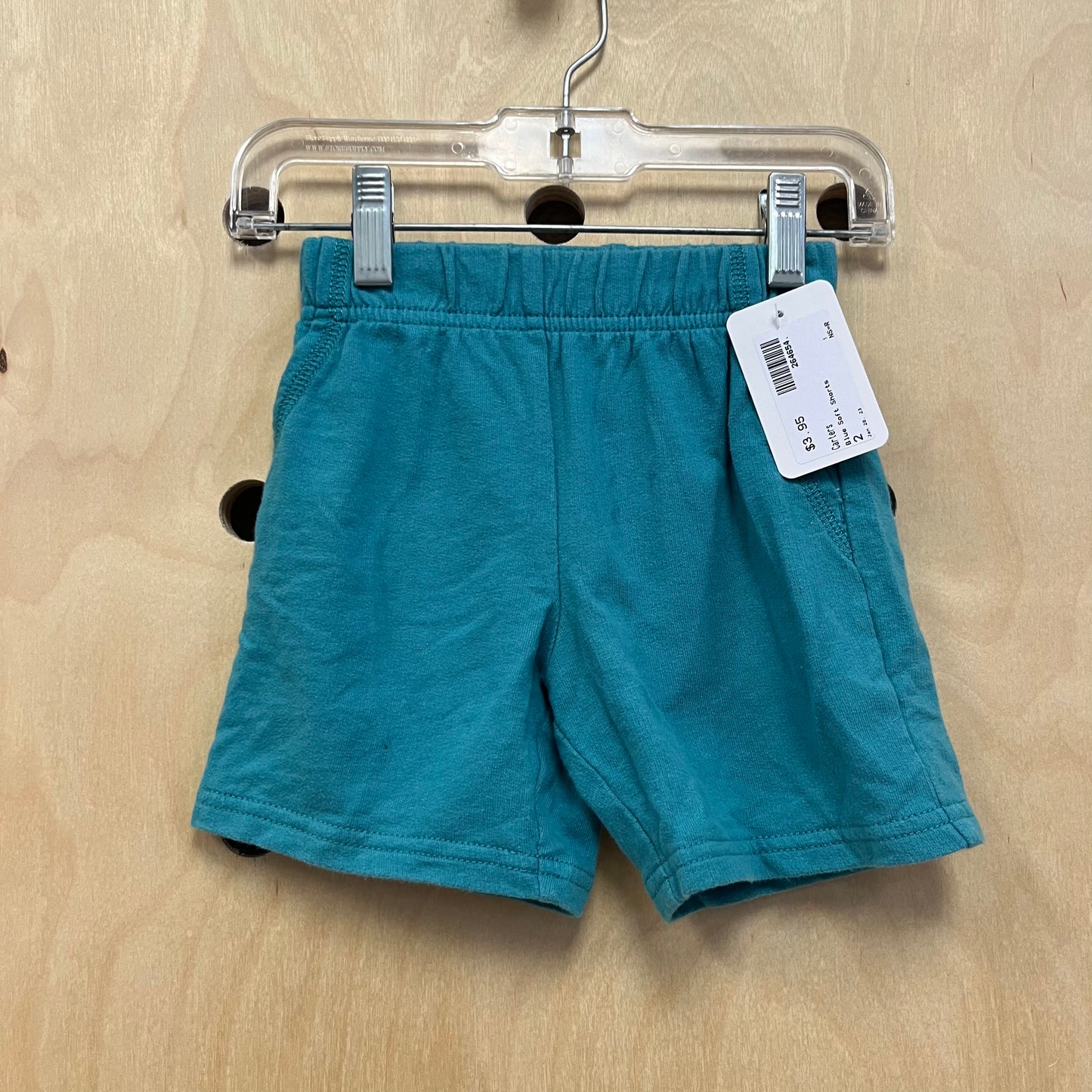 Blue Soft Shorts