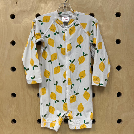 White Lemons Rash Guard Swimsuit