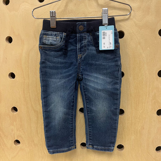 Denim Drawstring Bottoms