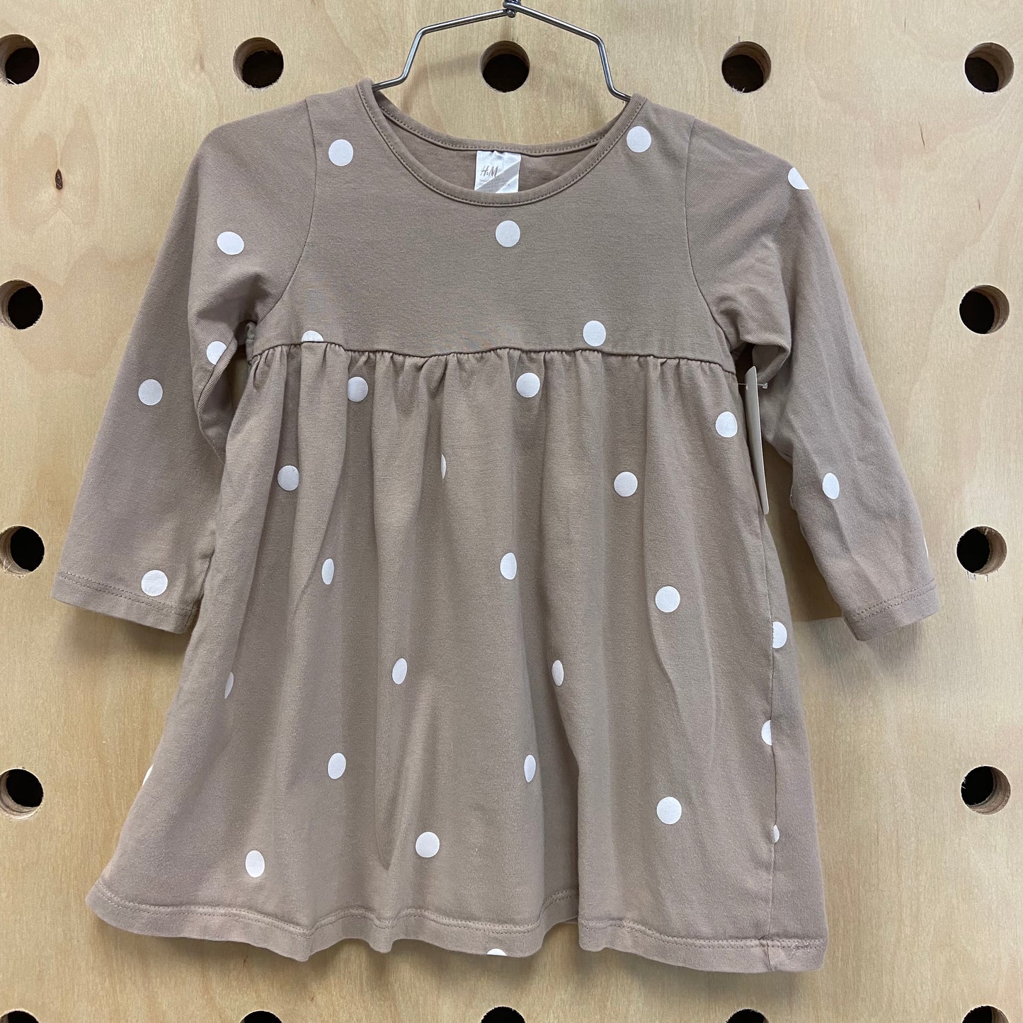 Oatmeal + Polka Dot Dress