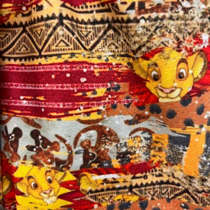 Yellow Tribal Lion King Outfit
