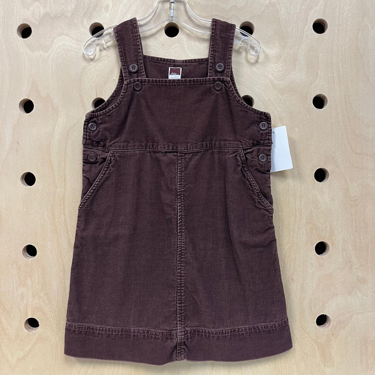 Brown Cord Jumper Dress