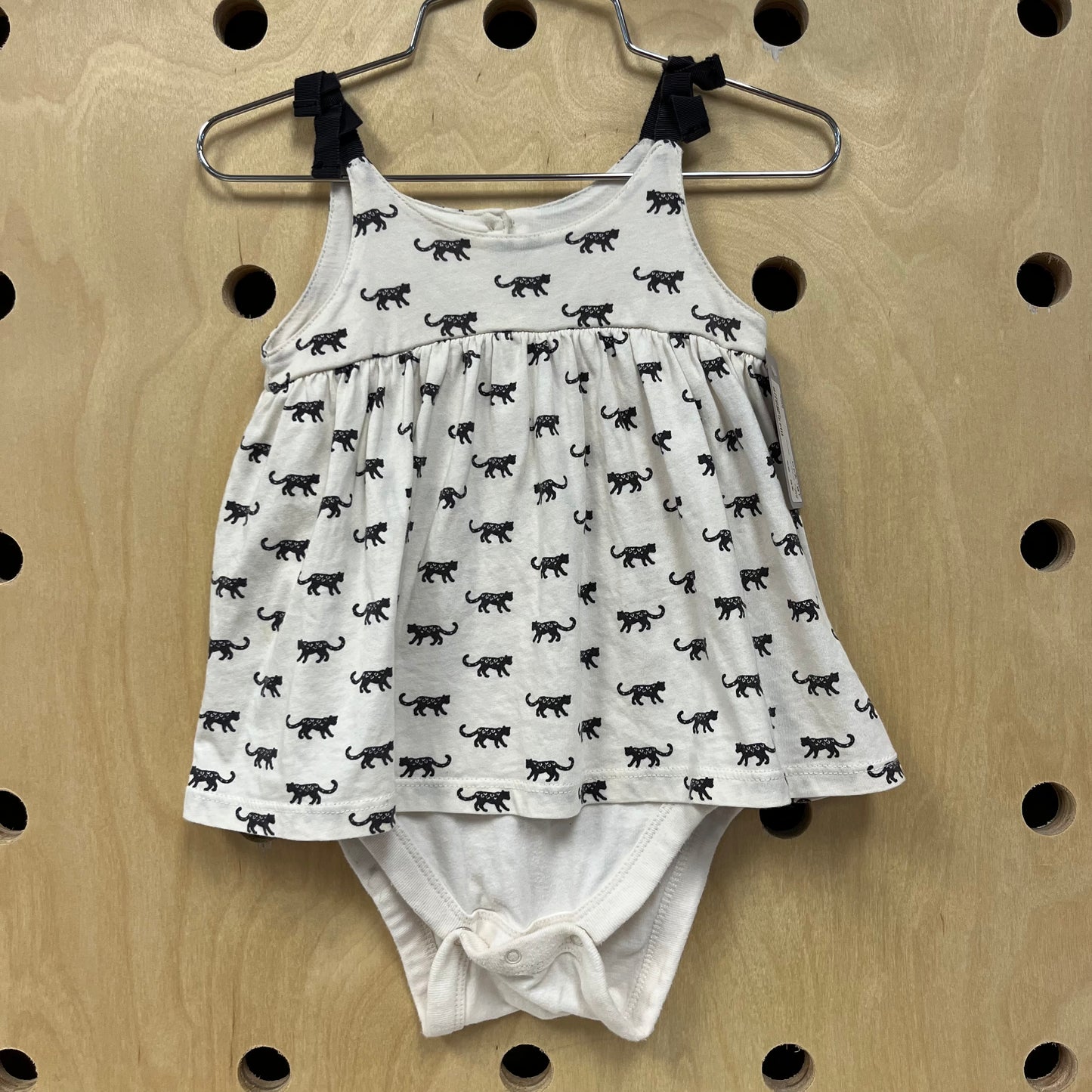 Cream Cheetah Romper