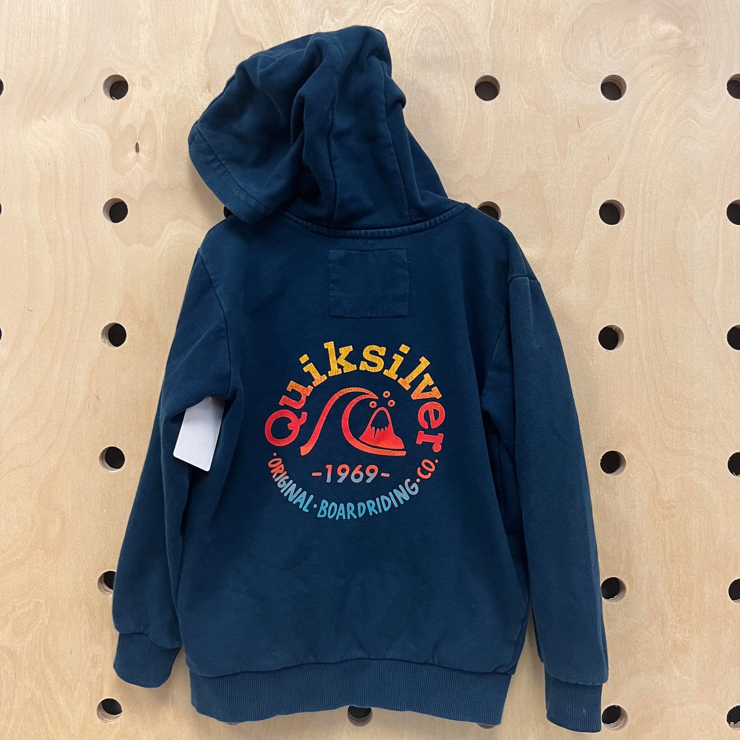 Blue Logo Zip Hoodie