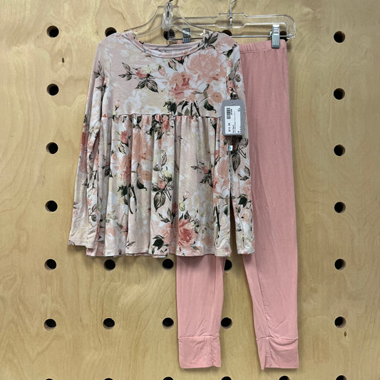 Pink Rose Bamboo Floral Outfit