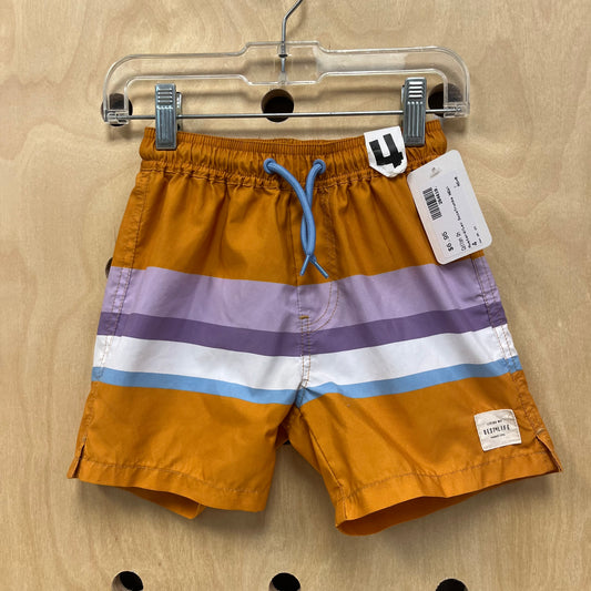 Mustard/Lavender Swim Trunks NEW